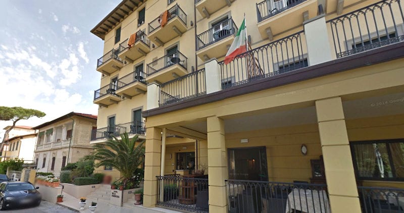 Hotel Villa Ombrosa virtual tour esterno vs interno